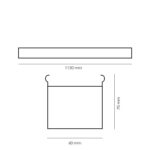 Barra lineal Barcelona 40W (UGR 19) 1200 mm CCT - Imagen 2