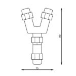 Conector en Y IP68 - Imagen 2