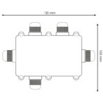 Caja con Cinco Conectores IP68 - Imagen 2