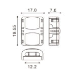 Conector de Hipopótamo para Tira LED IP65 12MM 5PIN - DSC - Imagen 2