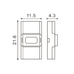 Conector UltraMini para Tira 10MM 12V/24V Monocolor - Imagen 2