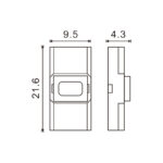 Conector UltraMini para Tira 8MM 12V/24V Monocolor - Imagen 2