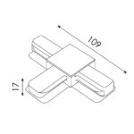 Conector en T Para Carril Monofásico - Imagen 2