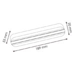 Base de Superficie con carril Blanco Monofásico - Imagen 2