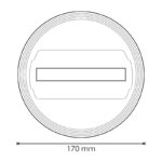 Base empotrable con carril Blanco Monofásico - Imagen 2