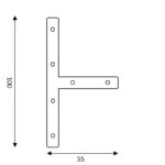 Conector plano en T - Imagen 2
