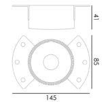 Aro para modulo/GU10/MR16 - Manu - Imagen 2