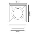 Aro para modulo/GU10/MR16 - Loau - Imagen 2