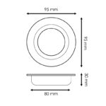 Aro para modulo/GU10/MR16 - Hopaka - Imagen 2