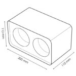 Aro de superficie 2L Para Módulo Cobfix 10W - Imagen 2
