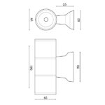 Aplique de pared Black Tube IP54 - Imagen 2