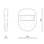 Chasis de Farola para Modulo Heatsing 50W 90º - DSC - Imagen 2