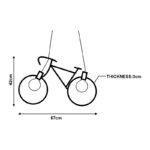 Lámpara de techo Vintage 2L Bicycle White - Imagen 2