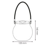 Solar LED SphereGlass Vintage exterior - Imagen 2