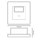 Detector de Movimiento PIR Square 160º - Imagen 2