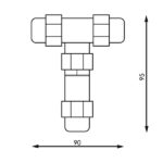 Conector en T IP68 - Imagen 2