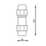 Conector en I IP68 - Imagen 2