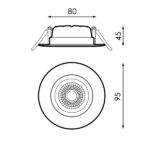 Foco Downlight LED orientable CobMon 10W - DSC - Imagen 2