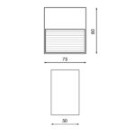 Baliza LED Biral de Superficie 3W IP54 - Imagen 2