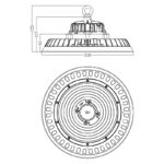 Campana UFO LED Serie A 150W 1-10V - Imagen 2