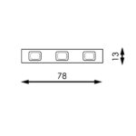 Cadena de 20 Módulos de 3 LED SMD 5730 12V 0.75W - DSC - Imagen 2