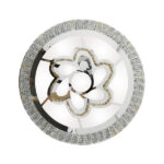 Plafón Decorativo LED Circle Flower Silver - DSC