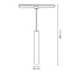 Foco LED Nalaya 8W para carril magnético Blanco 48V Serie 20mm - DSC - Imagen 2