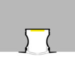 Perfil de aluminio High con alas Lacado Negro - 2 metros - Imagen 3