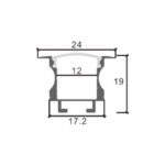 Perfil de aluminio Live - 2 metros - Imagen 2
