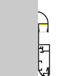 Perfil de aluminio Muye Lacado Blanco - 2 metros - Imagen 3