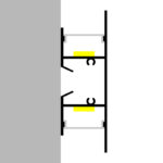 Perfil de aluminio Gote XL Lacado Negro - 2 metros - Imagen 3