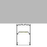 Perfil de aluminio Pery - 2 metros - Imagen 3