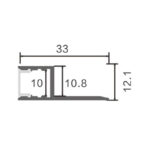 Perfil de aluminio Def - 2 metros - Imagen 2