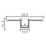 Perfil de Aluminio Jut - 2 Metros - Imagen 2