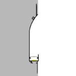 Perfil de aluminio Cue Lacado Blanco - 2 metros - Imagen 3