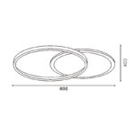 Lámpara de techo LED Rings - DSC - Imagen 2