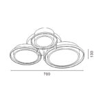 Lámpara Led de Techo Obsesion 113W - DSC - Imagen 2