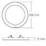 Panel de Superficie Led Kram 18W CCT - Imagen 2