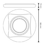 Plafon LED CCT Circular Remo 40W - Imagen 2