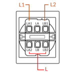 Pulsador Doble para Persianas Automáticas - CC - Imagen 2