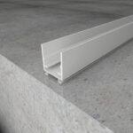 Perfil de Aluminio Blanco Show - 2 Metros