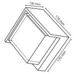 Aplique de pared Led Cinza CCT - Imagen 2