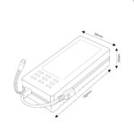 Adaptador de Corriente para tiras LED RGB 60W 24VDC - Imagen 2