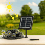 Guirnalda Led Solar de 10 bombillas 7,5M Exterior IP65 RGB - Imagen 5