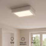 Panel de Superficie Serie Slim Cuadrado 12W - Imagen 4