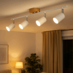 Lámpara de Techo Serie Wood 4 Focos GU10 - Imagen 5