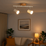 Lámpara de Techo Serie Wood 2 Focos GU10 - Imagen 4