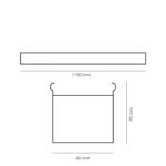 Barra lineal Black Barcelona 40W (UGR 19) 1200 mm CCT - Imagen 2