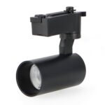 Foco LED para carril Negro Berna 12W Monofásico CCT