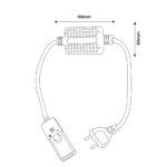 Controlador para Tira LED 220V Mixt - DSC - Imagen 2